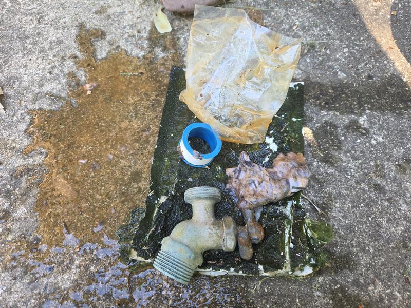 Broken/waterlogged hardware