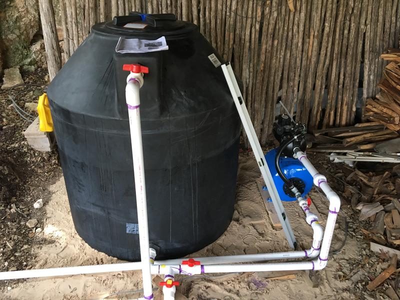 Good cabin water storage solution