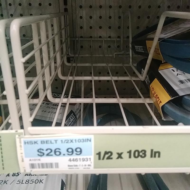 This is what in stock looks like.