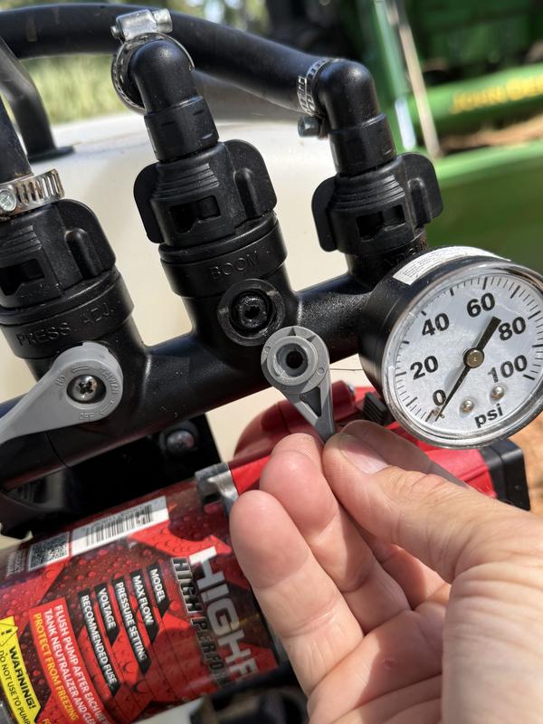 Grey valve lever