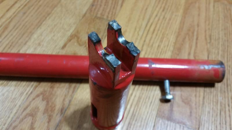 It didnt take much weight to break this.