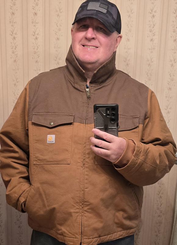 Montana Rugged Flex Relaxed Fit Duck Insulated Jackett.