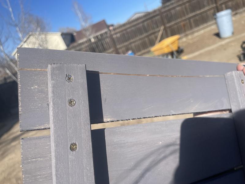 Crack through predrilled holes