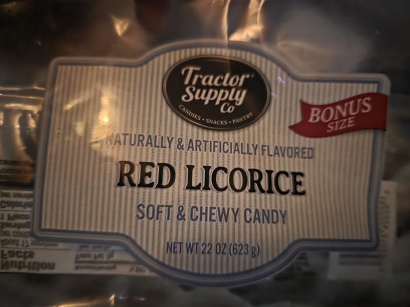 I'd post a picture of the licorice but it's just an empty bag now mmm so good!