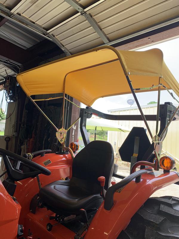 New shade topper on Kubota