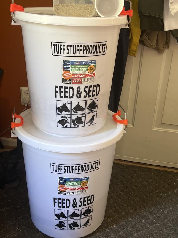 17 gal on bottom, 12 gal on top