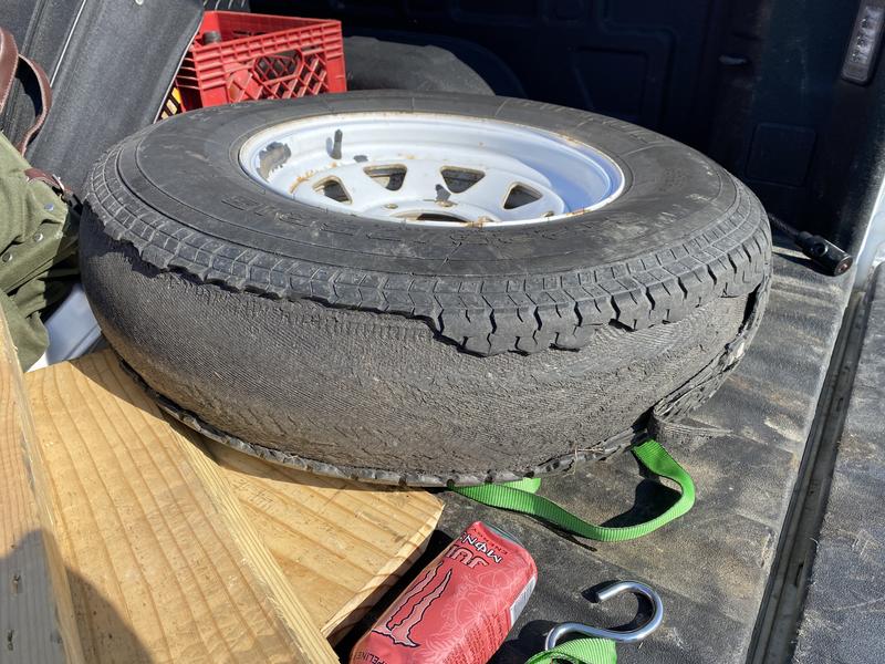 Great replacement option! Old tire was making babies coming up the road. Thankfully tires and wheels in stock.