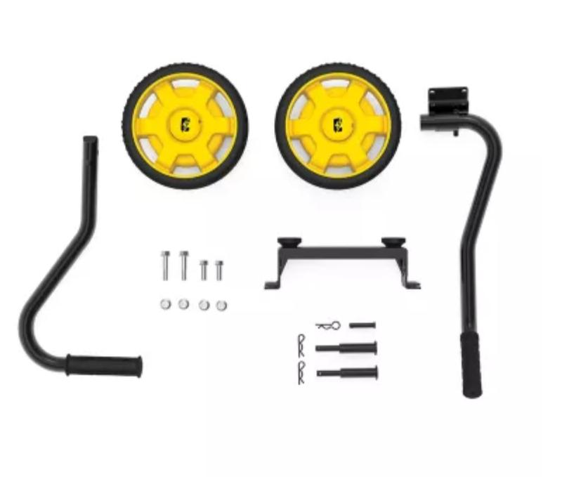 Wheel kit for the next picture of a generator