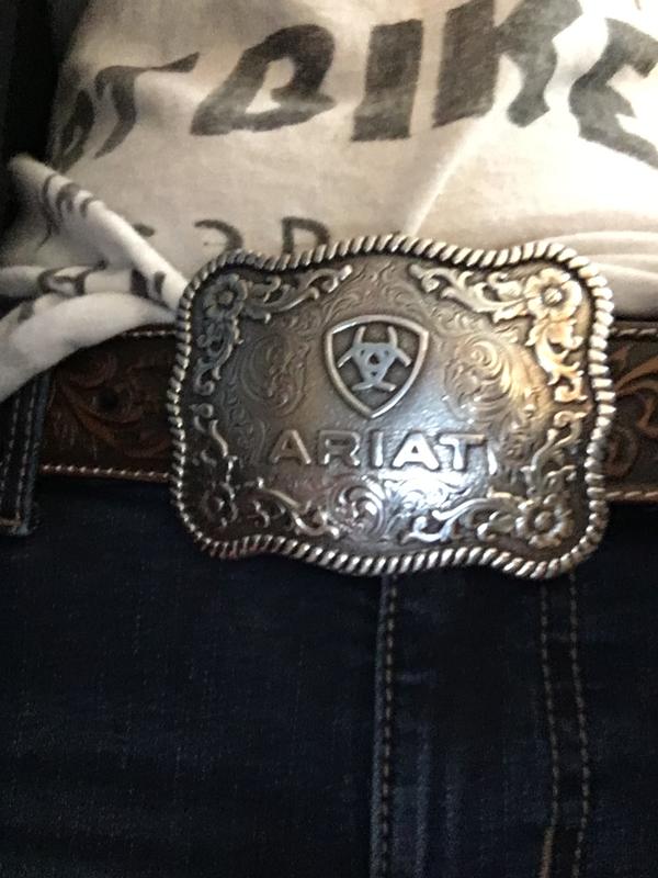 The Belt buckle the belt came with