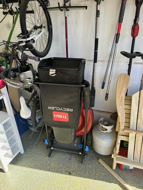 The best, and really only good thing about this mower