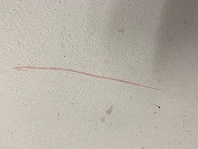 Went to open my garage door and swung my arm and this so called grease ran out and stained my garage wall