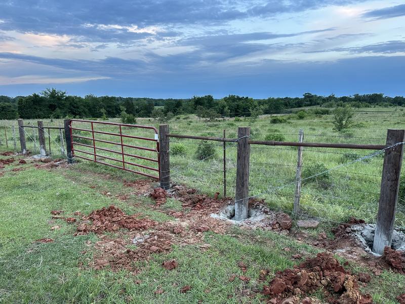 New gate installed