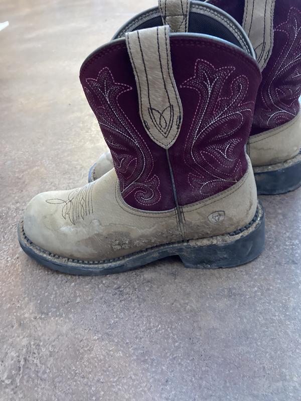 But muddy after working at a farm
