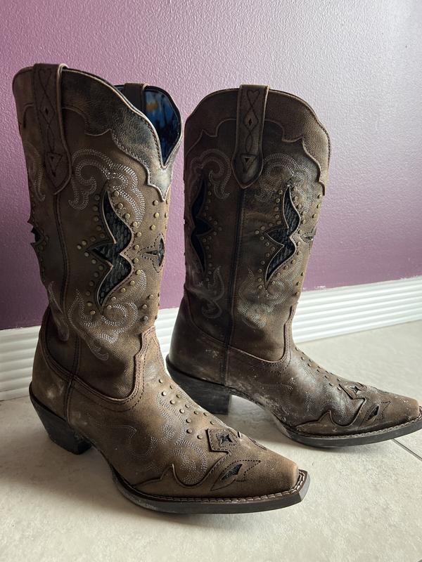 Pictures of the boots after being worn