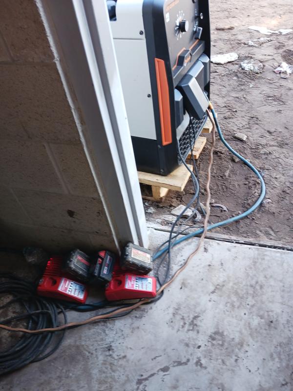 Holds it's power while still charging my batteries. Welds very smooth.