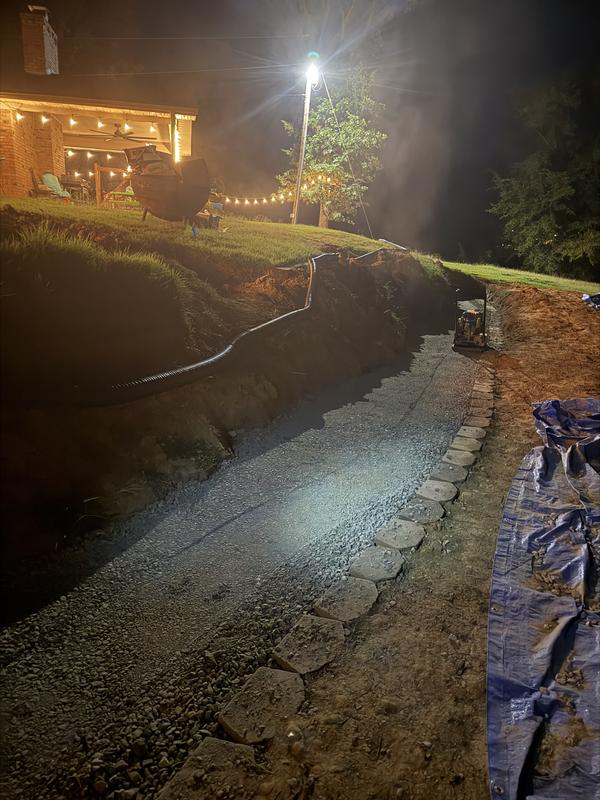 This is just one pass. My husband was anxious to try it out … at 9pm, ha!