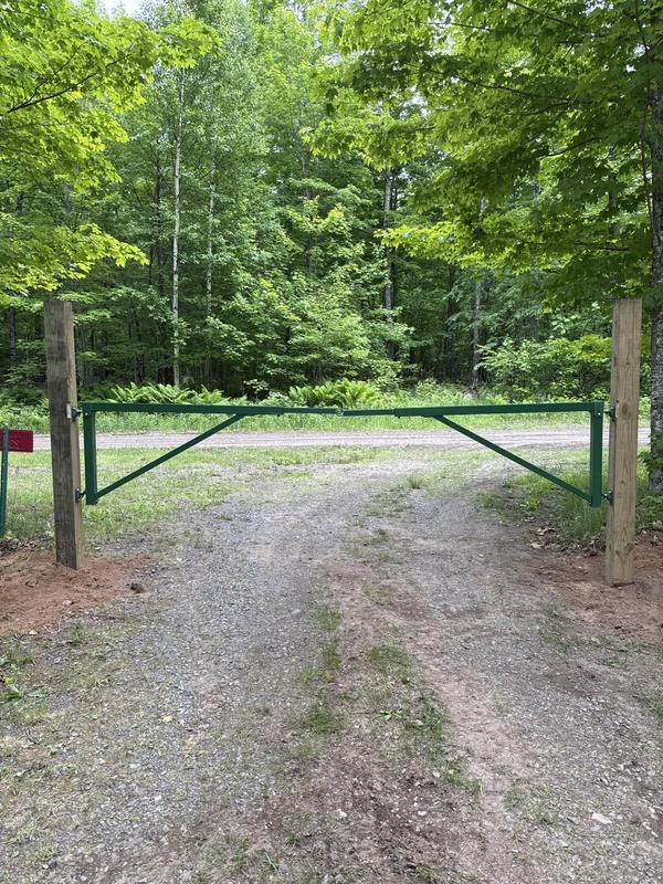 Two gates closing a 12’ opening.