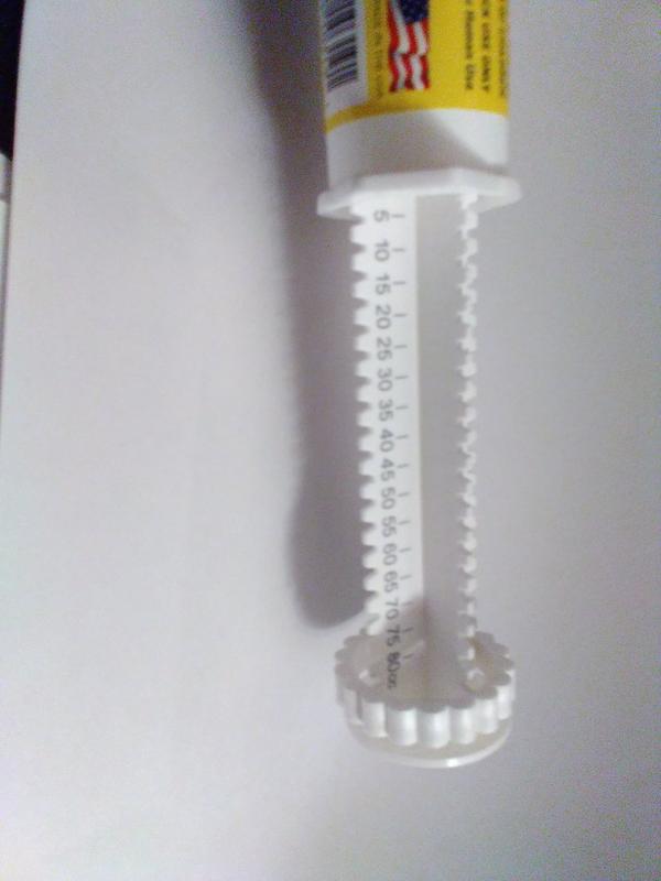 Plunger already almost to 5cc