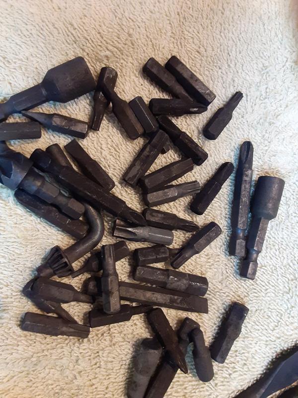 Small bits soaked overnight in Evaporust