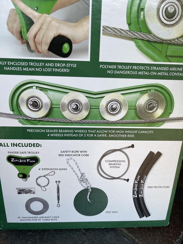 Metal wheels on box