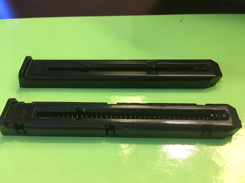 Defective clip in foreground