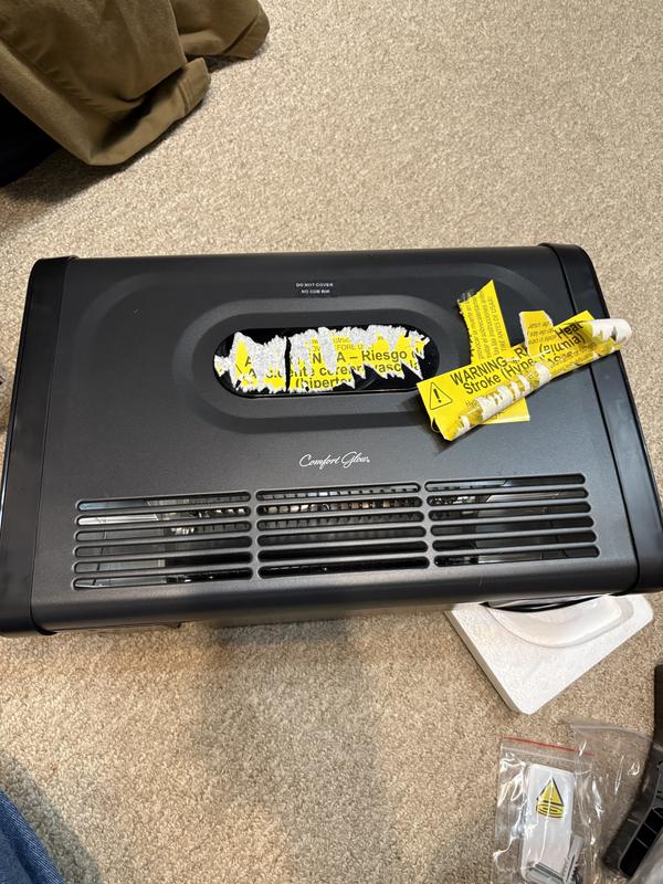 Adhesive sticker over the display, took much effort and adhesive removed to get off.  Stupid.