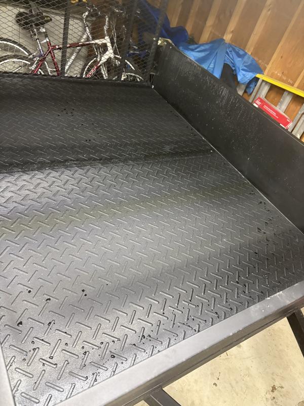 Bought 2 Rubber Mats 4’x6’ inserted perfectly!!!