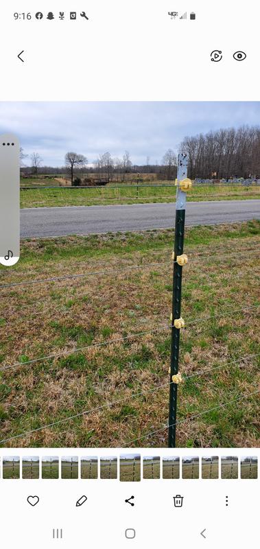 All 4 insulators are broken.