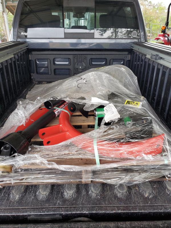 Shinkwrap on a pallet for ease of transporting