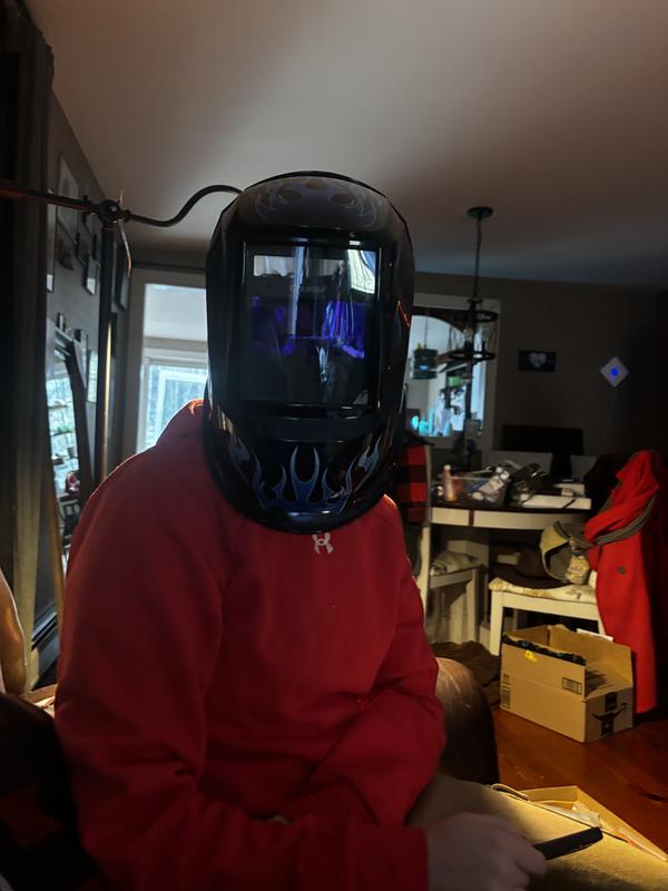 Embracing the sparks of creativity with the Hobart Helmet Creator Flare II – where safety meets style in the welding realm.