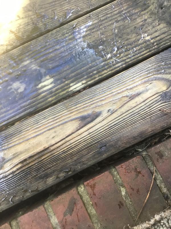 Test spot dirty to clean