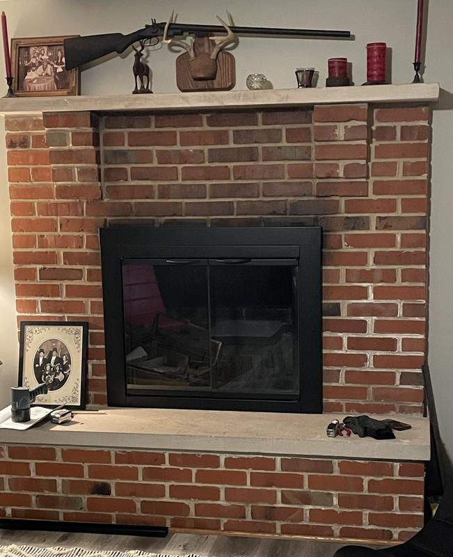 Beautiful update to our fireplace.