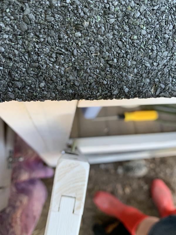 Some of the damages. Wood is so soft, breaks easily.