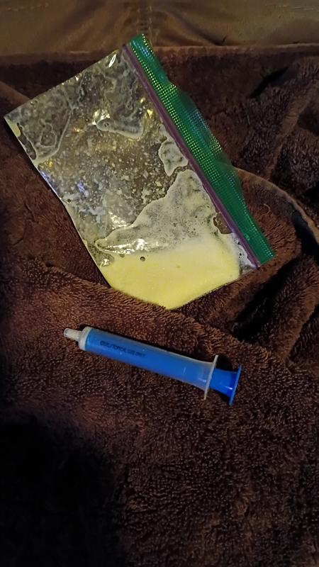 Mixed milk & dropper I use.