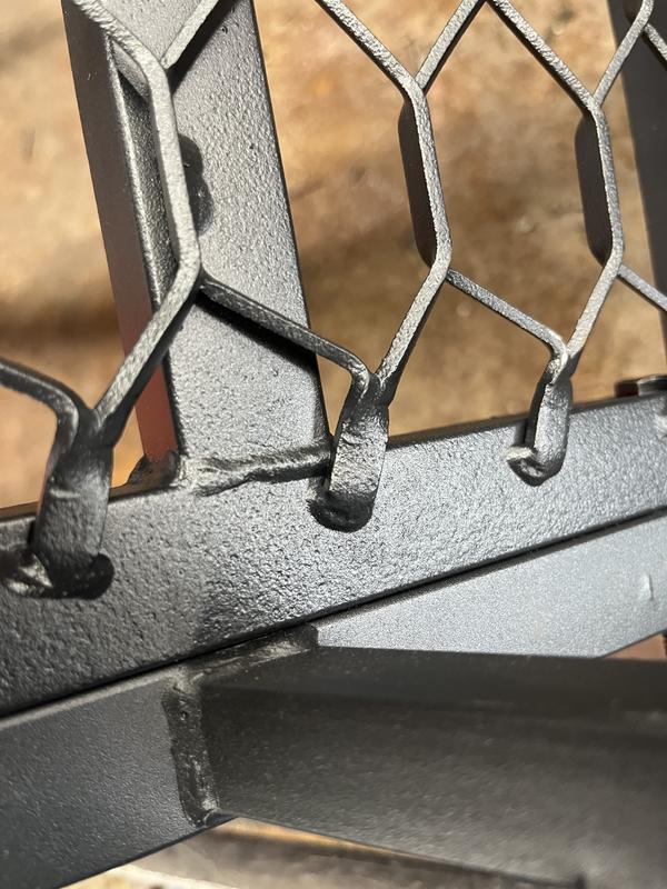 Paint over top of rusty or pitted metal