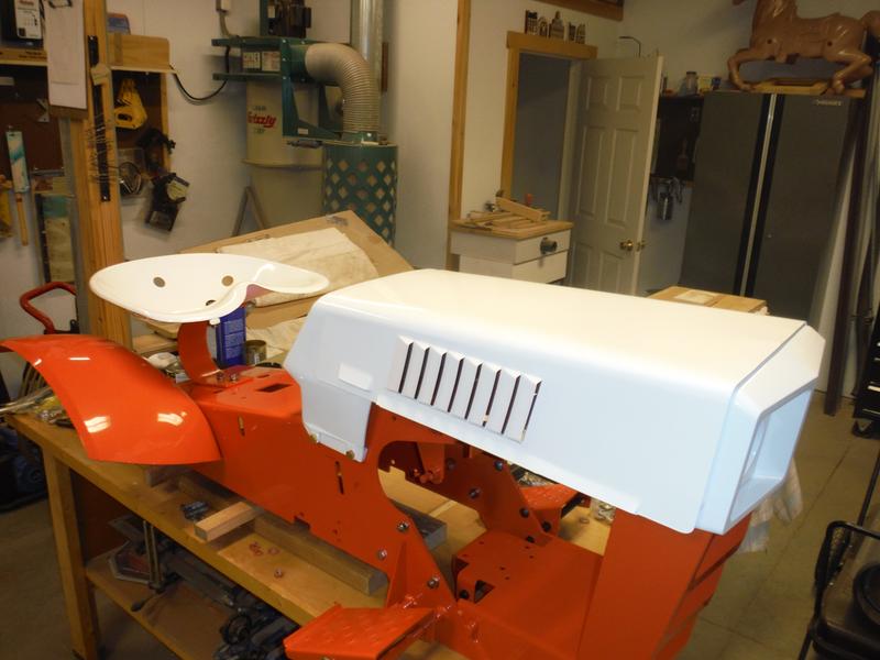 Parts on the tractor