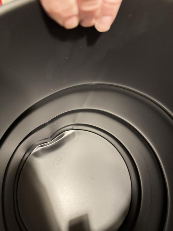 Dent from forklift probably