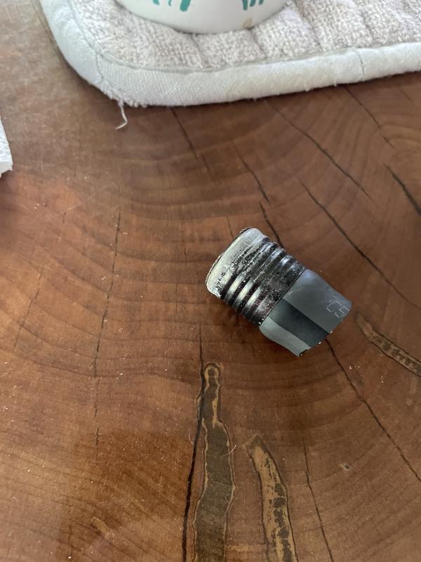 Male end broke off