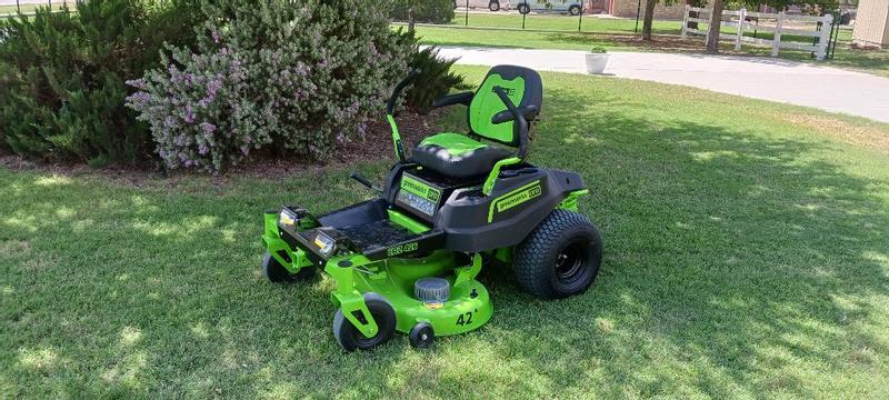 assembled mower
