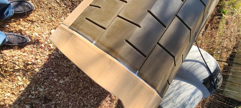 Also, if you have an older dog like me, the swinging door may be too heavy and push them down upon entry and exit. We had to modify the door with a lighter PVC flap type door.