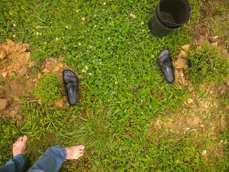 Shoes for scale, NC for sympathy