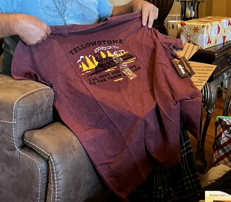 He loved this Christmas present!