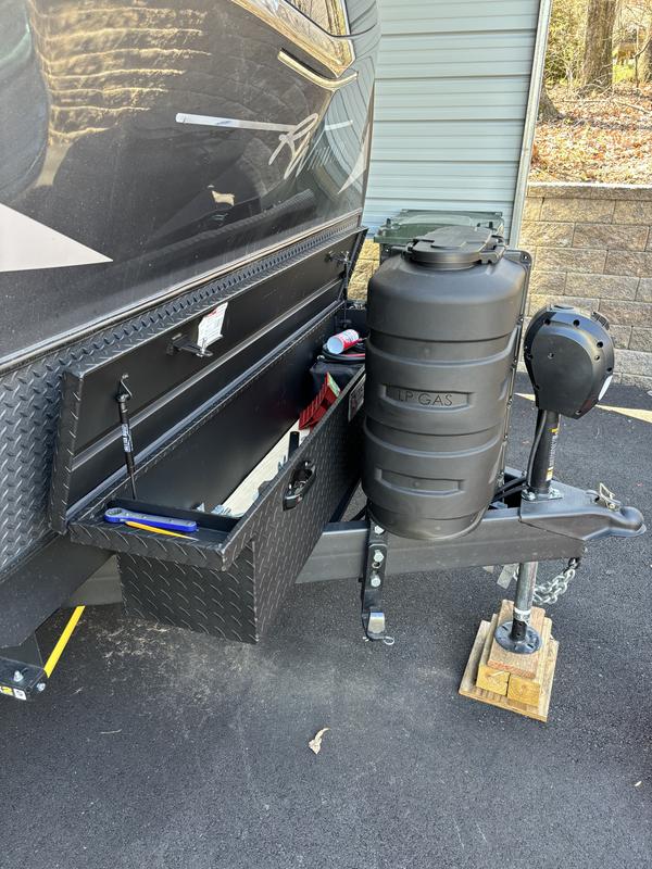 Perfect size from travel trailer tongue