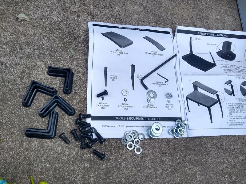 I tried to put helpful info on pics to show what I received and what I did to put together. I hope I explained it well.