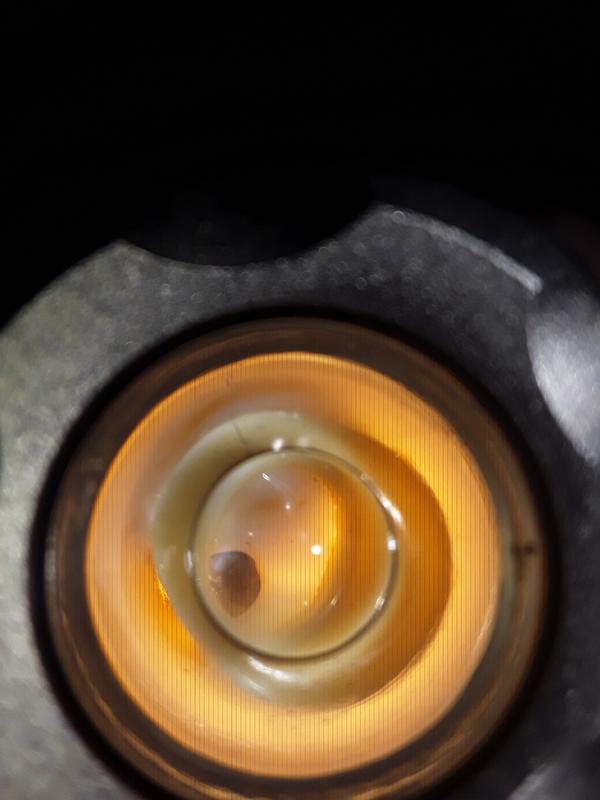 Led looks like it had meltdown