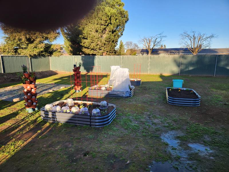 Veikous 8 ft. x 2 ft. x 1 ft. Galvanized Raised Garden Bed 9