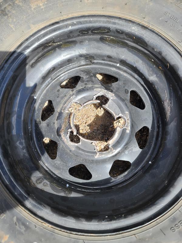 Damaged wheel