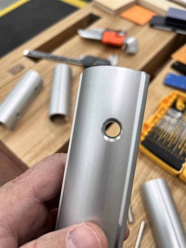 Thru hole alignment is good.