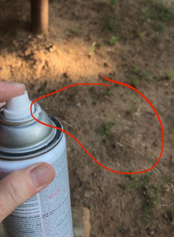 Spurting before it stopped