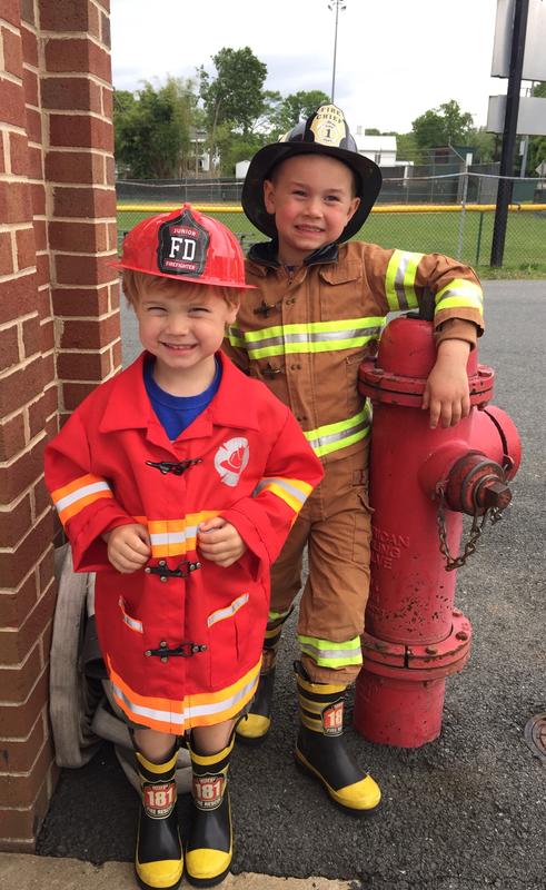 2 cute firefighters